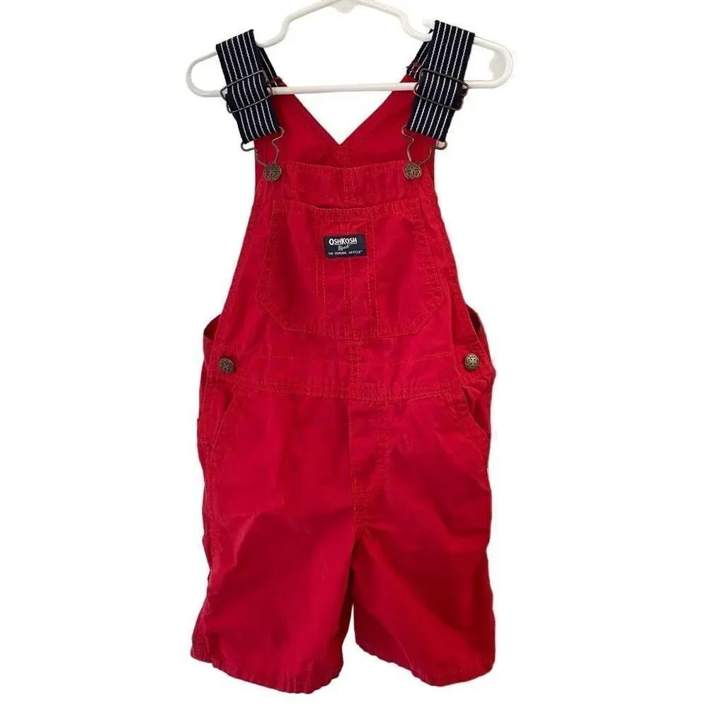 Oshkosh B’gosh Red Shortalls